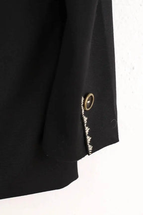 Blazer Younic By Dina Noir en Synthétique