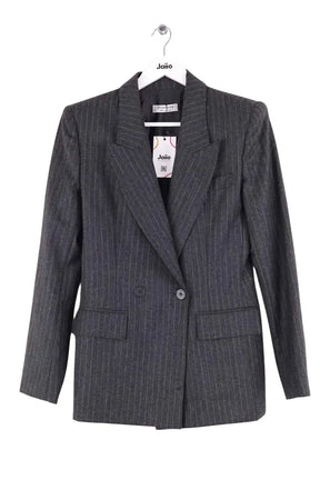 Blazer Yves Saint Laurent Gris en Laine, taille S - Seconde Main