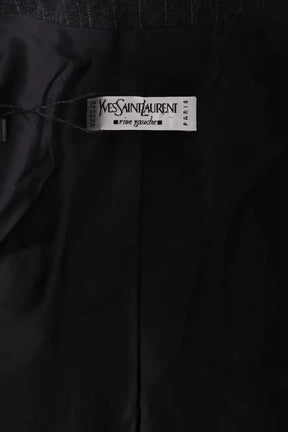 Blazer Yves Saint Laurent Gris en Laine
