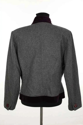 Blazer Yves Saint Laurent Gris en Laine