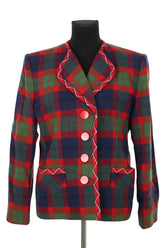 Blazer Yves Saint Laurent Multicolore en Laine, taille XXL - Seconde Main