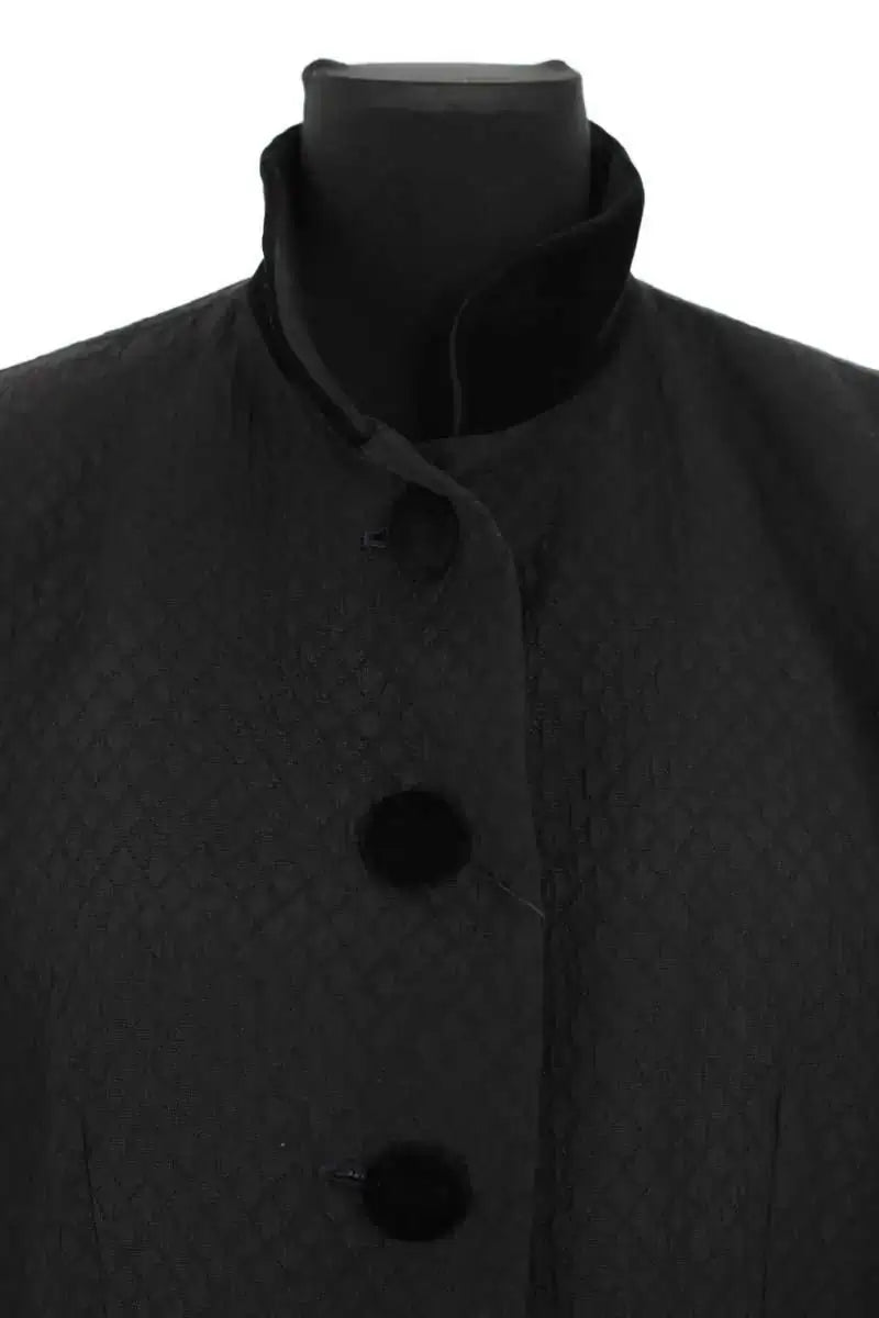 Blazer Yves Saint Laurent Noir en Coton