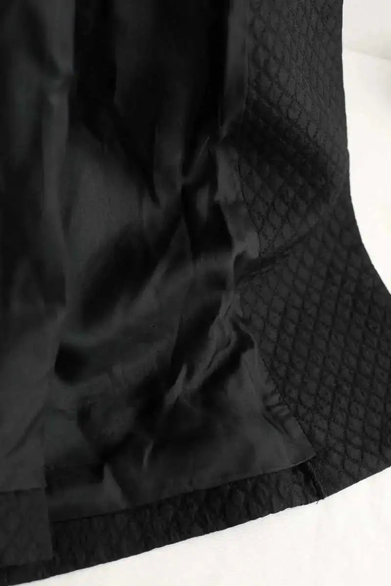 Blazer Yves Saint Laurent Noir en Coton