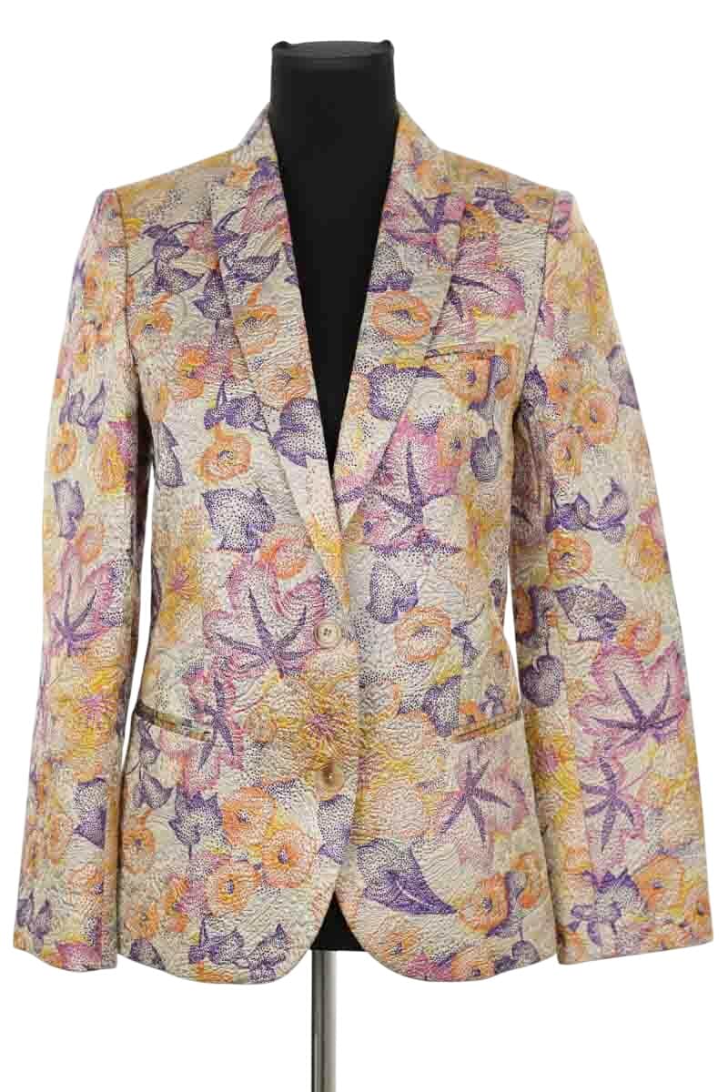 Blazer Zadig & Voltaire Beige en Coton, taille S - Seconde Main