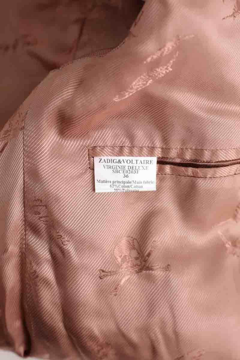 Blazer Zadig & Voltaire Beige en Coton