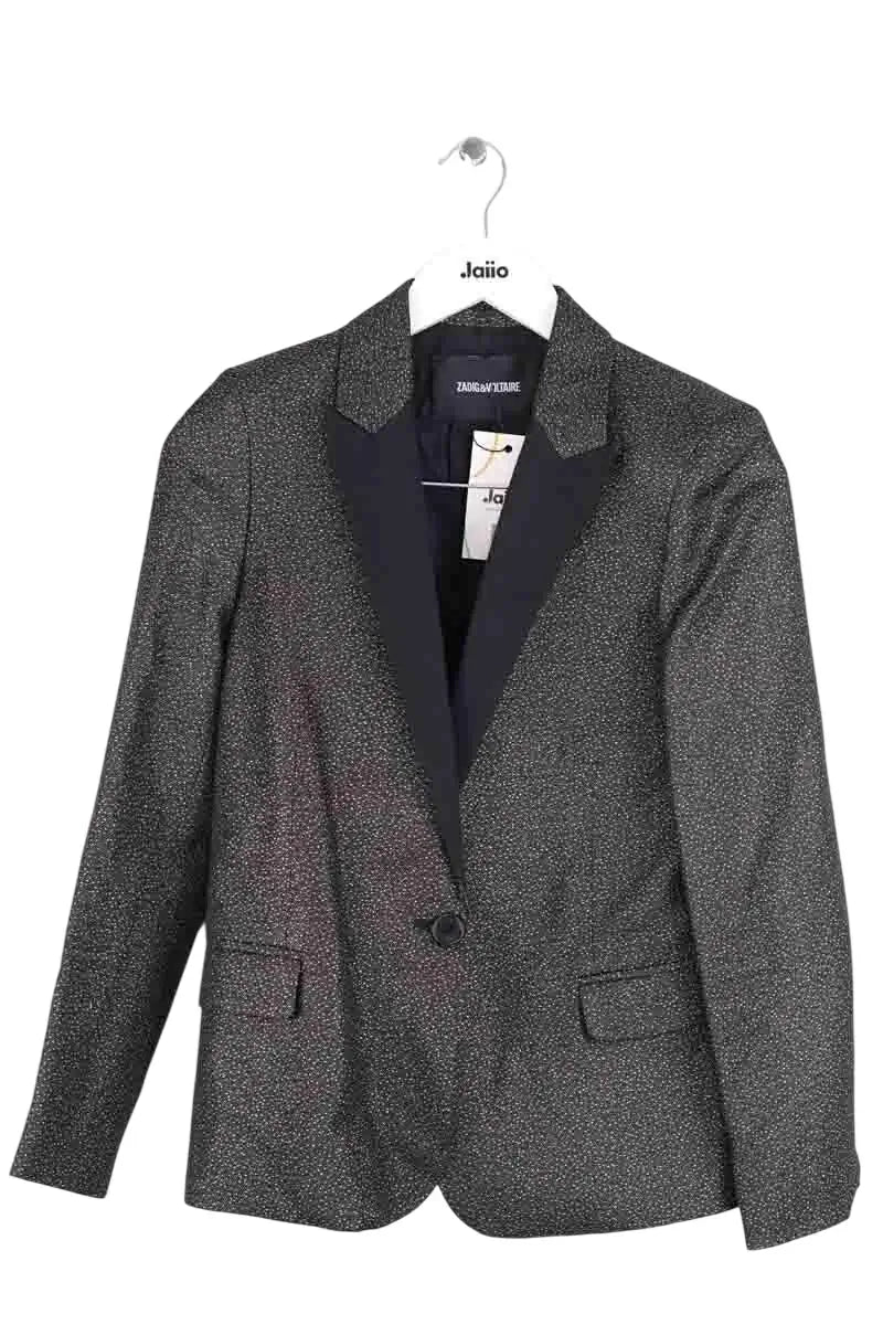 Blazer Zadig & Voltaire Doré en Synthétique, taille XS - Seconde Main