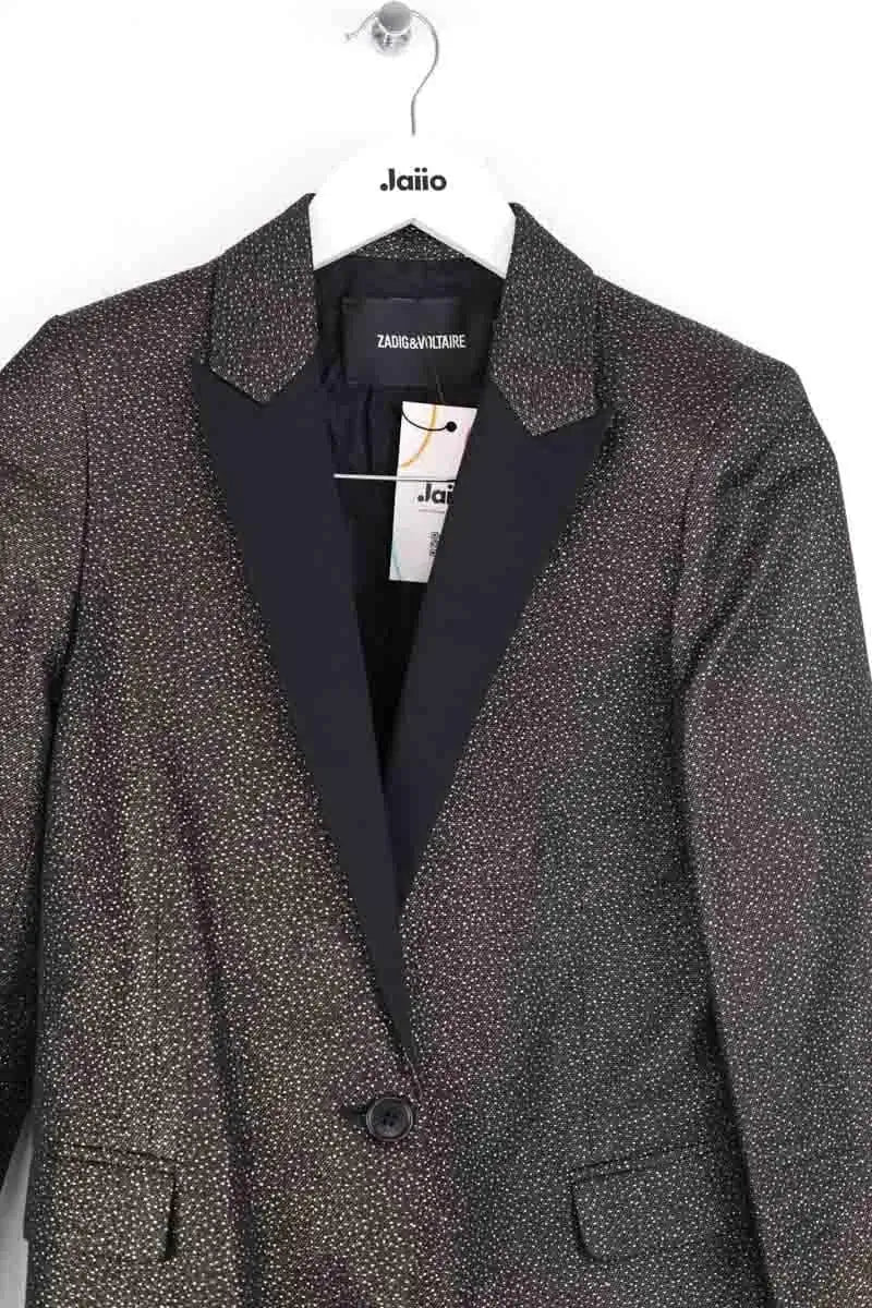 Blazer Zadig & Voltaire Doré en Synthétique