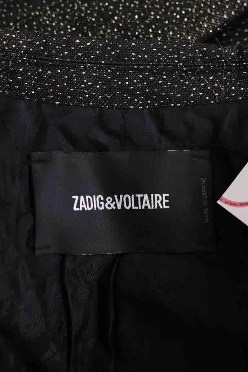Blazer Zadig & Voltaire Doré en Synthétique