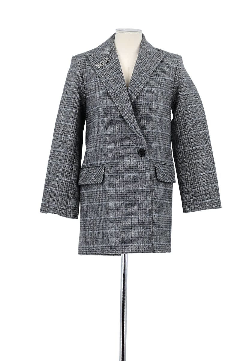 Blazer Zadig & Voltaire Gris en Laine, taille XS - Seconde Main