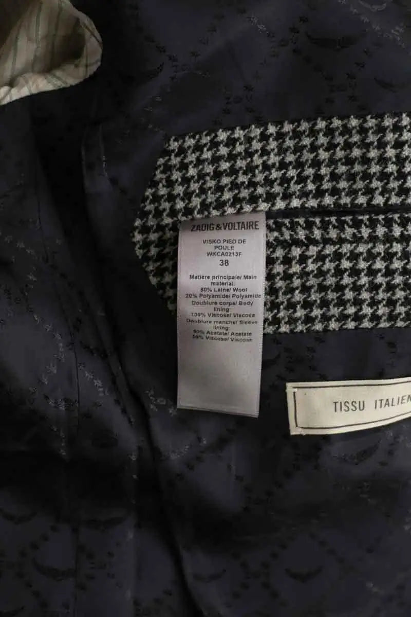 Blazer Zadig & Voltaire Noir en Laine