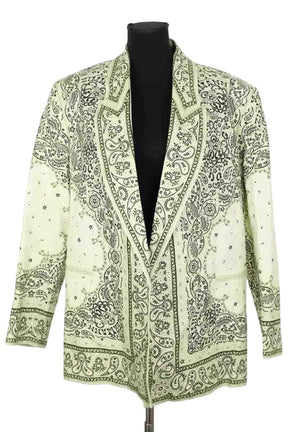 Blazer Zimmermann Vert en Lin, taille XL - Seconde Main
