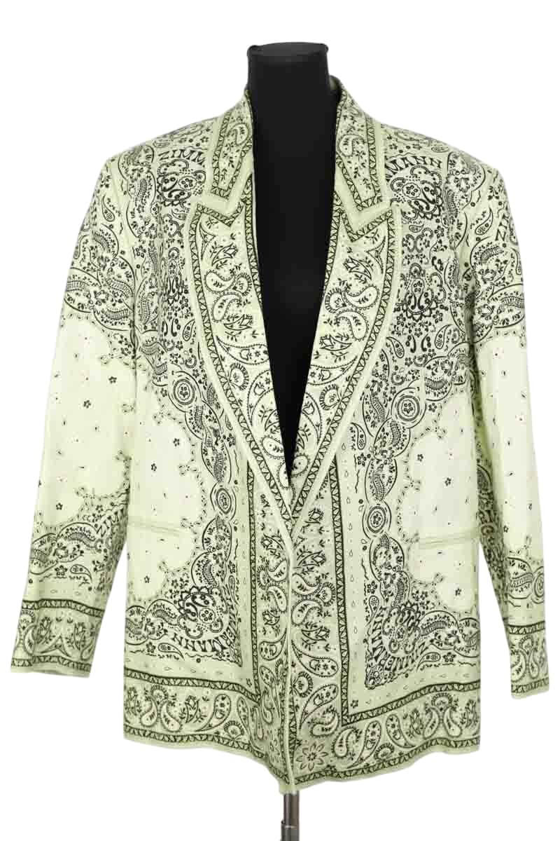 Blazer Zimmermann Vert en Lin, taille XL - Seconde Main