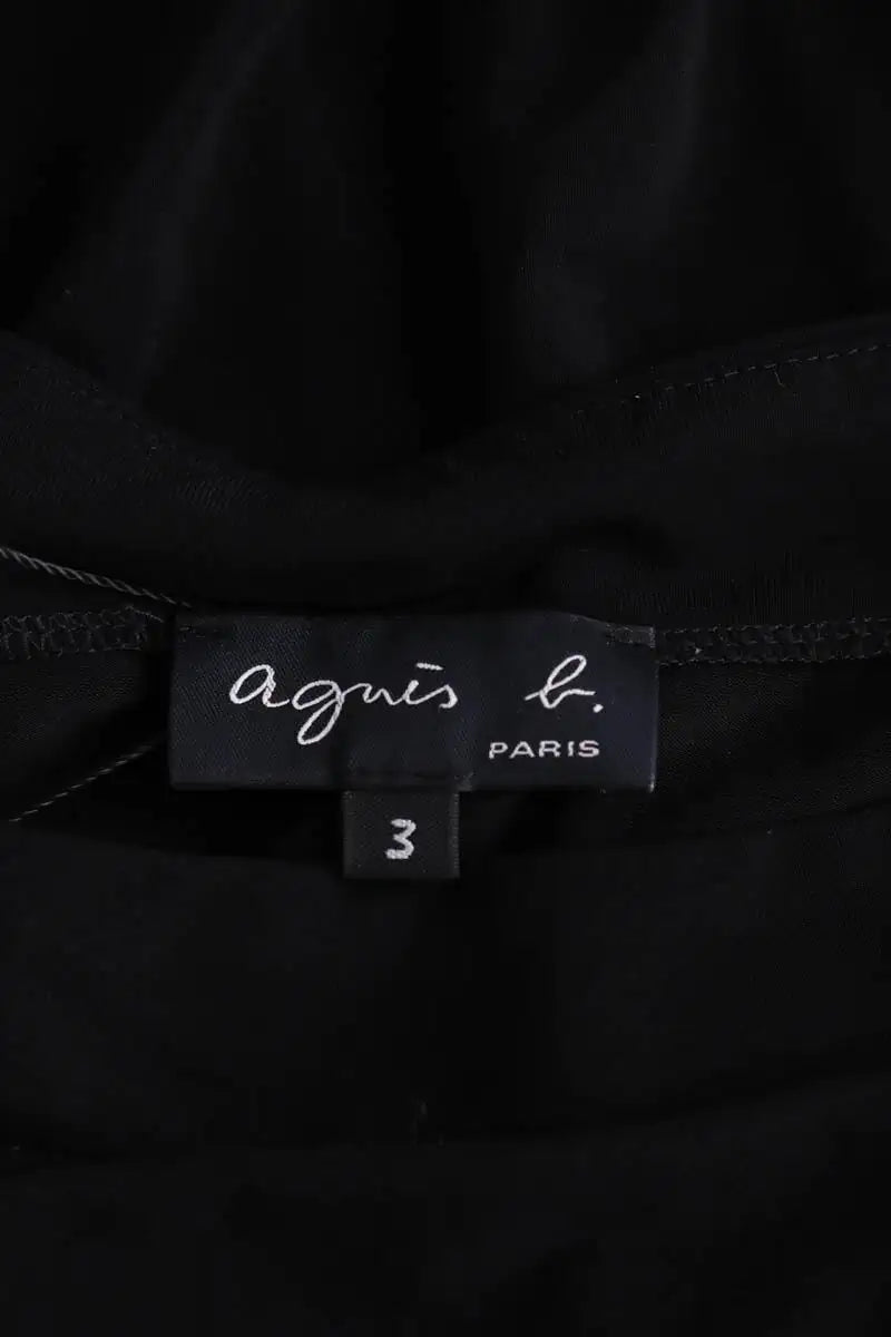 Blouse Agnès B. Noir en Synthétique