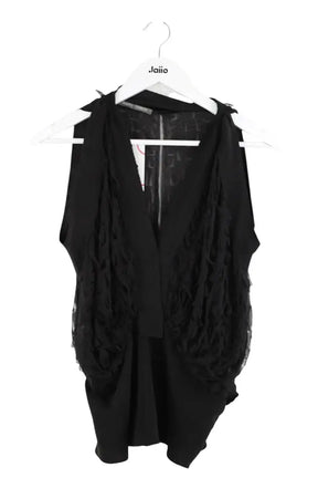 Blouse Alberta Ferretti Noir en Soie, taille M - Seconde Main
