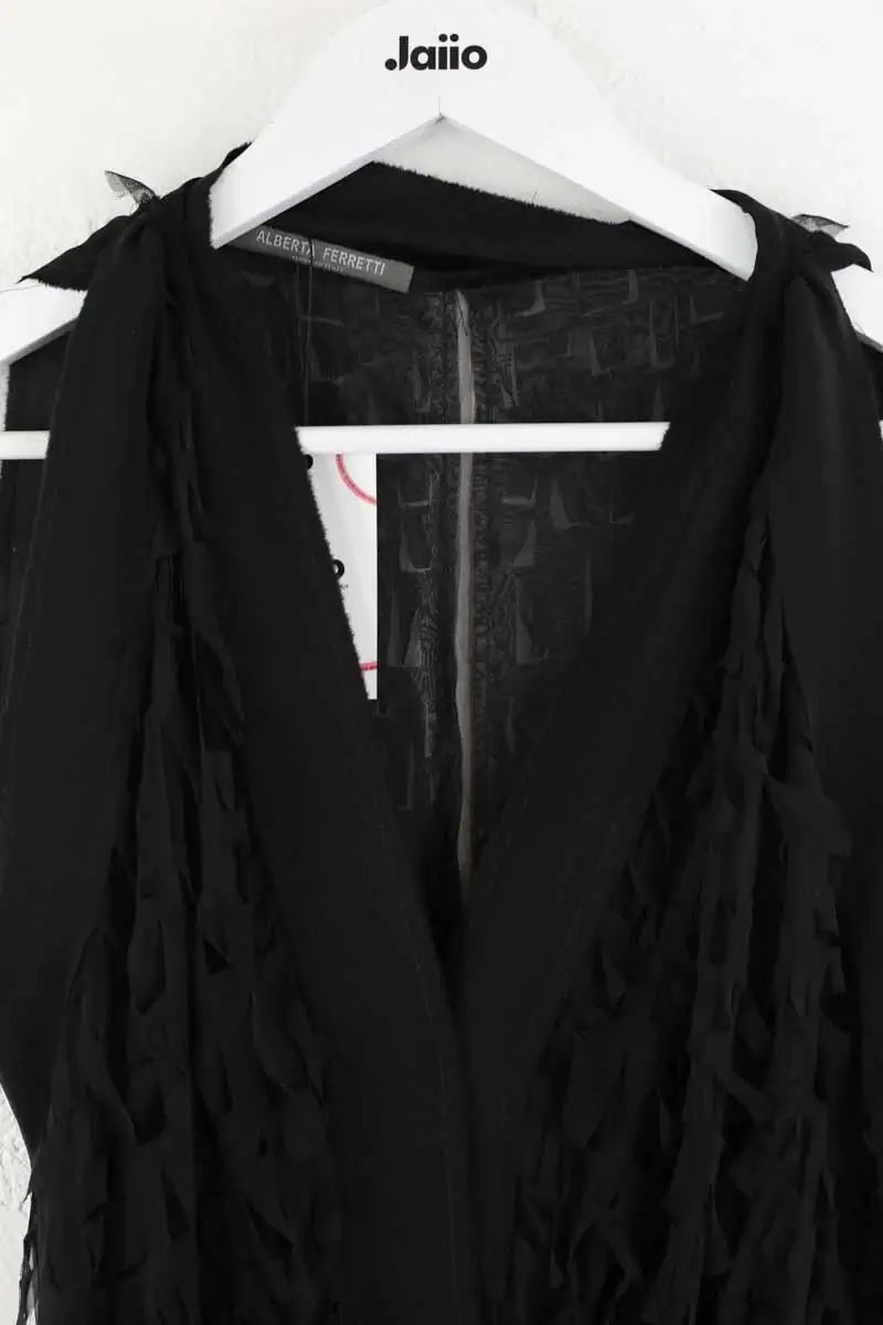 Blouse Alberta Ferretti Noir en Soie