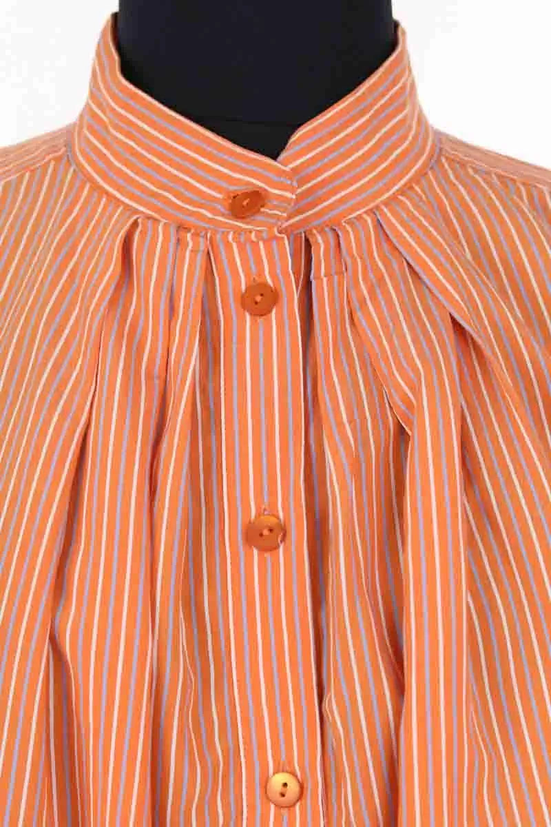 Blouse Alberta Ferretti Orange en Coton