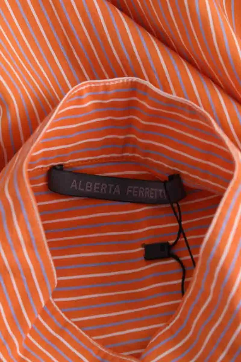 Blouse Alberta Ferretti Orange en Coton