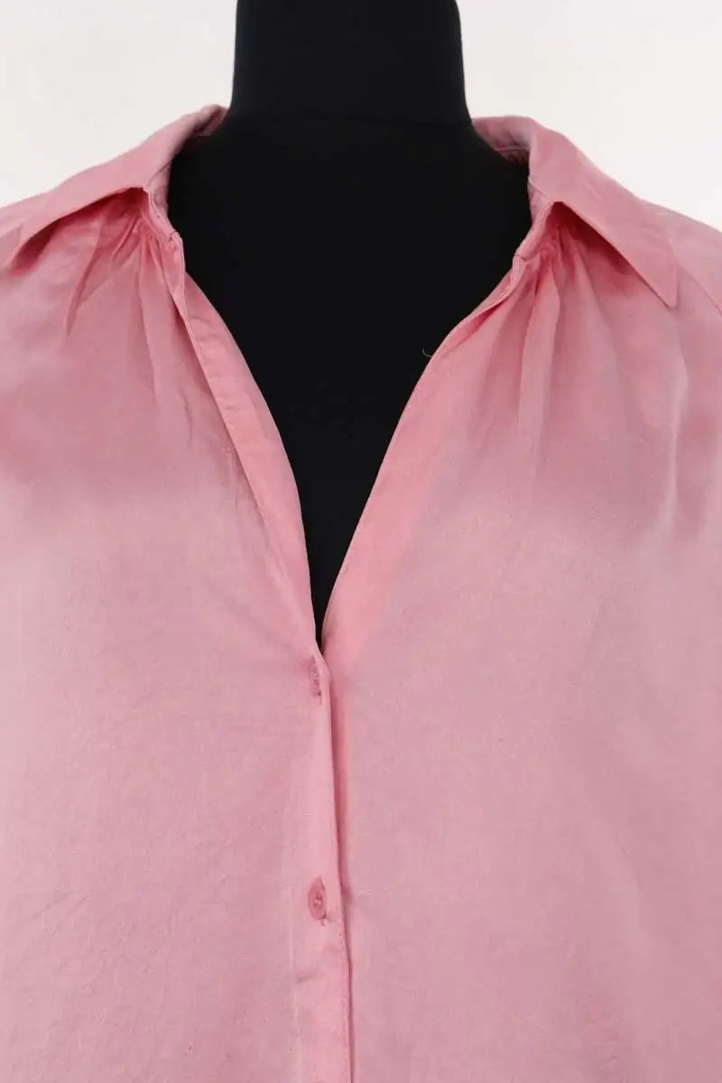 Blouse American Vintage Rose en Synthétique