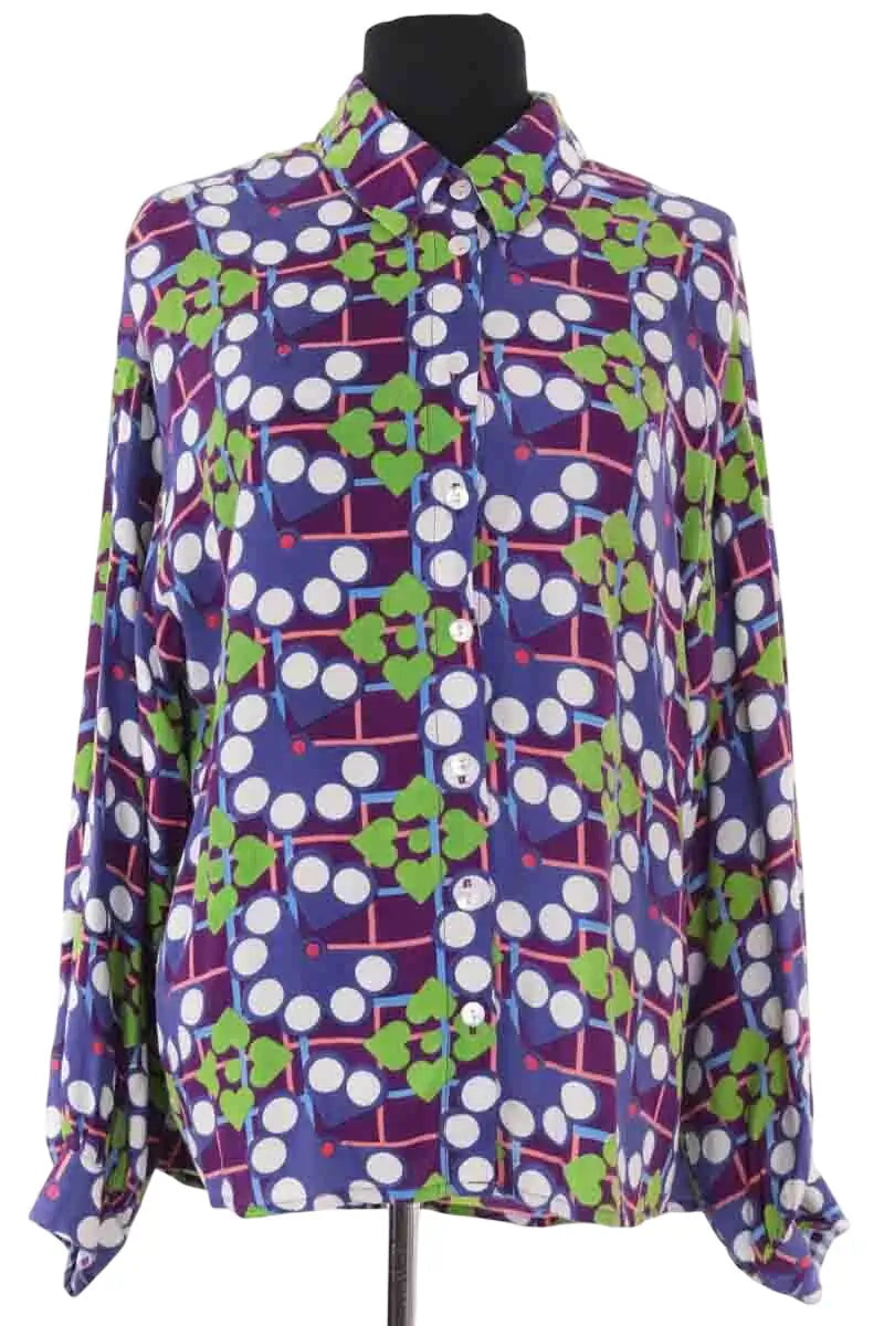 Blouse AML Paris Multicolore en Soie, taille M - Seconde Main