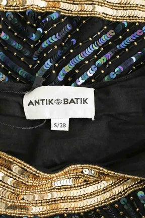 Blouse Antik Batik Bleu en Paillettes