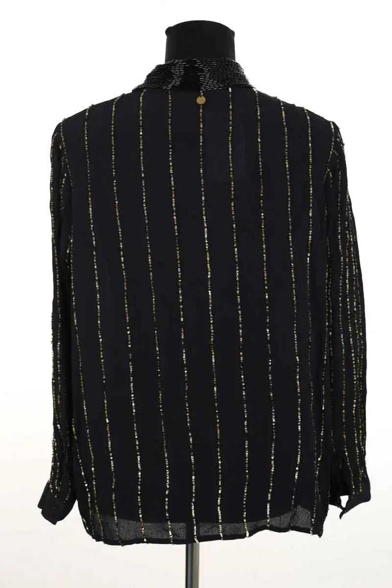 Blouse Antik Batik Milton Noir en Viscose