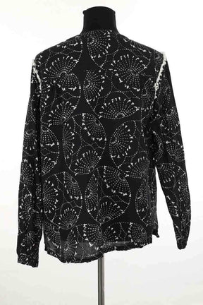 Blouse Antik Batik Noir en Coton