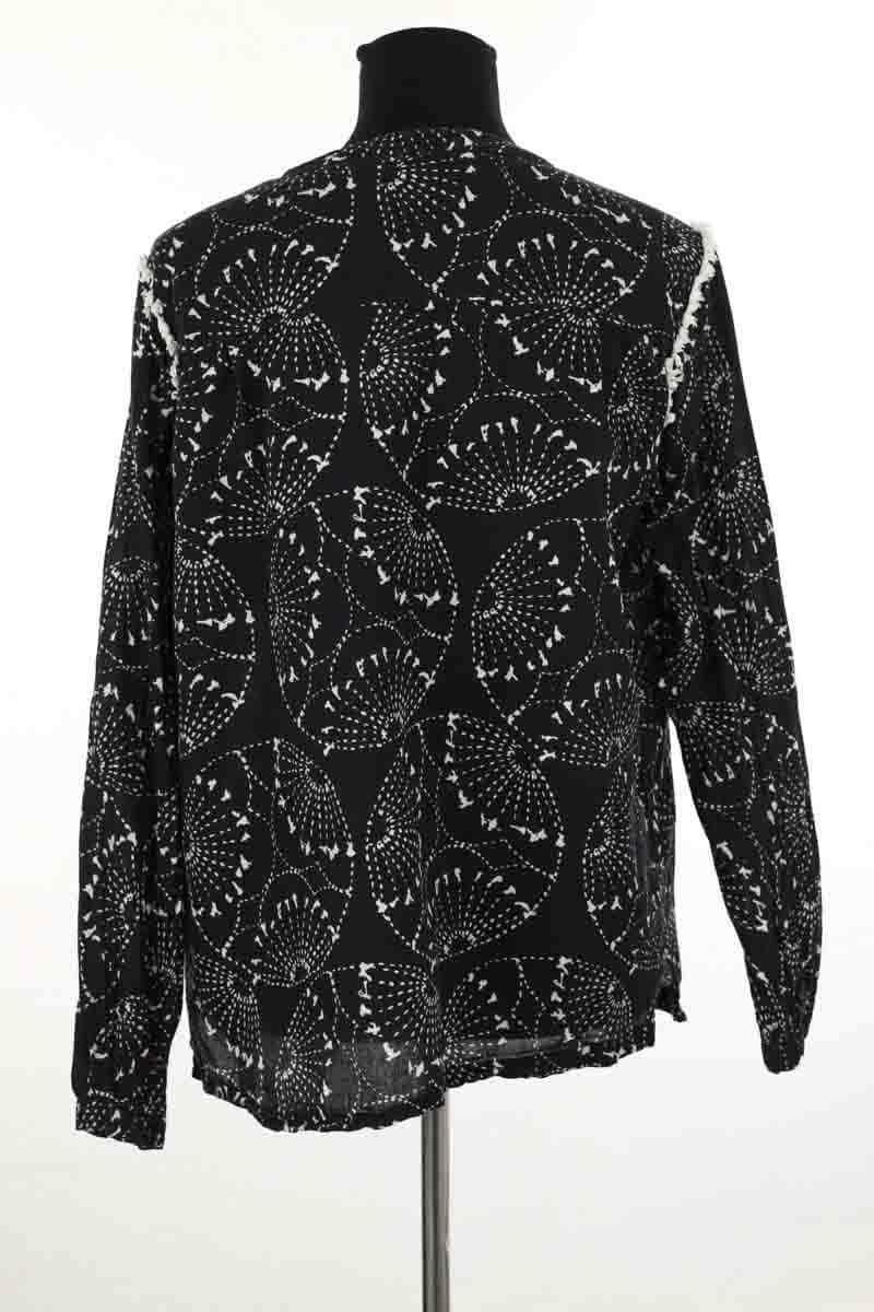 Blouse Antik Batik Noir en Coton