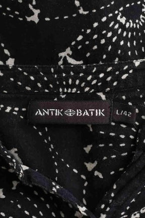 Blouse Antik Batik Noir en Coton