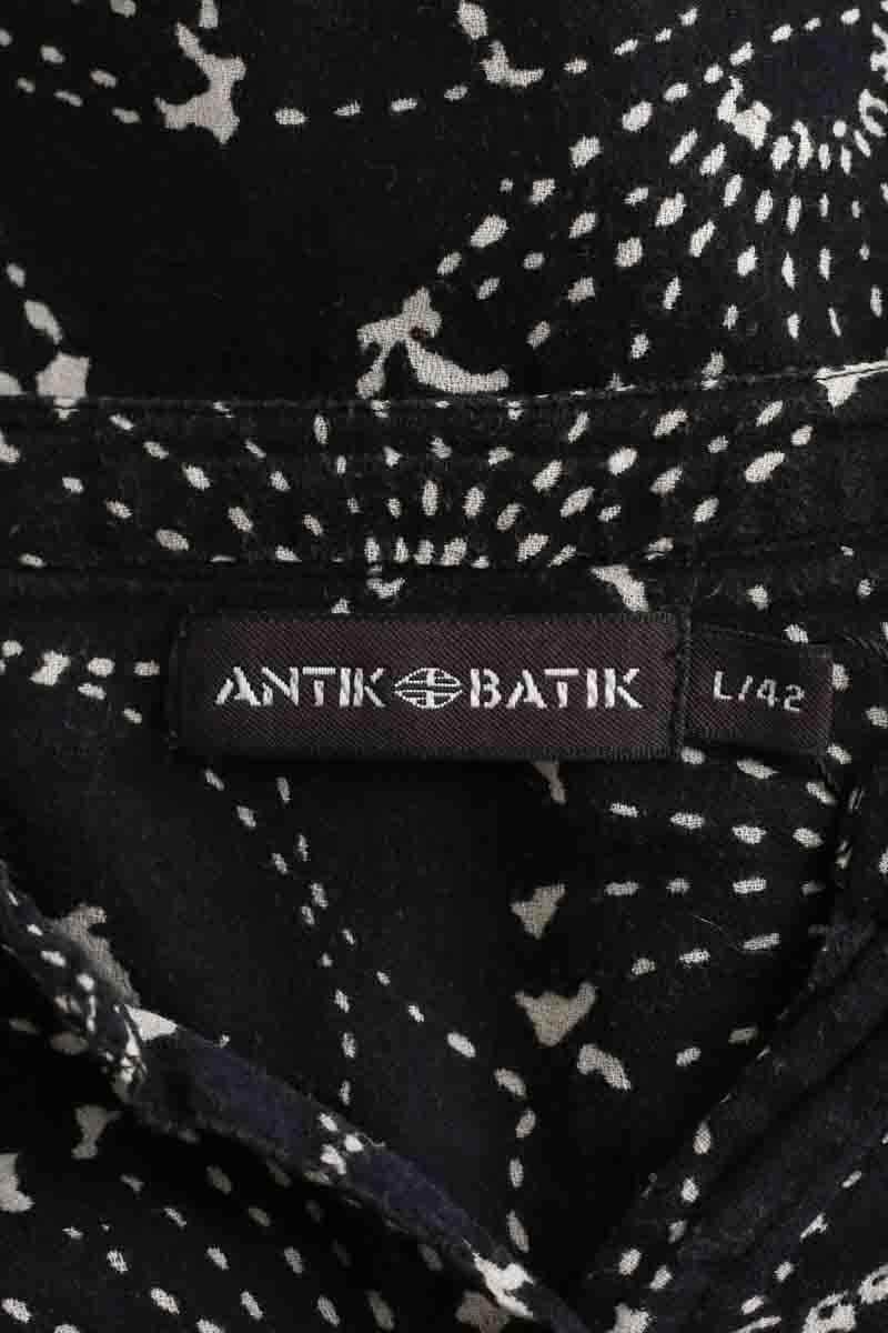 Blouse Antik Batik Noir en Coton