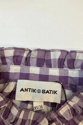 Blouse Antik Batik Violet en Coton