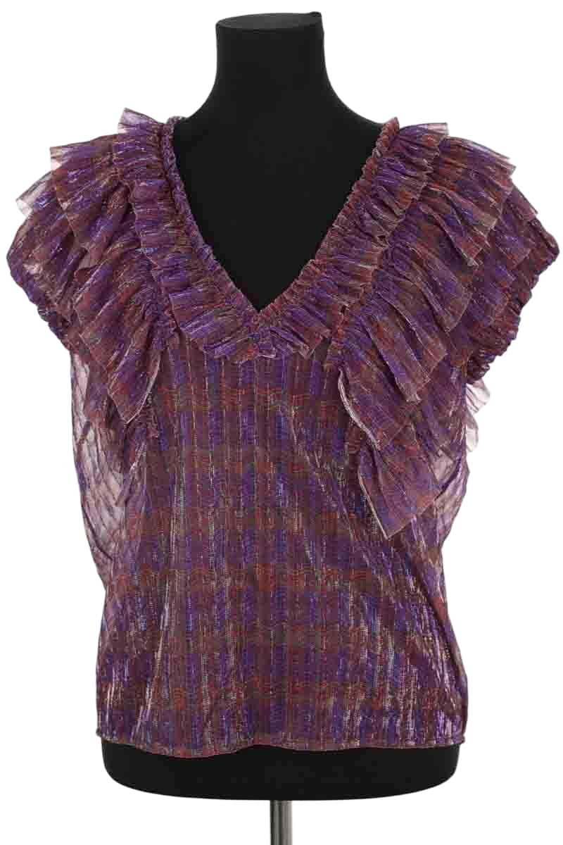 Blouse Antik Batik Violet en Synthétique, taille M - Seconde Main
