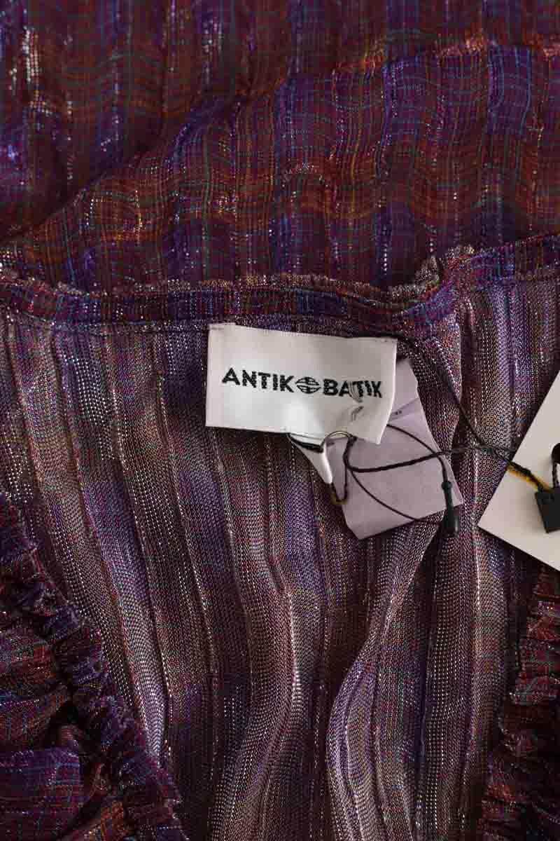 Blouse Antik Batik Violet en Synthétique
