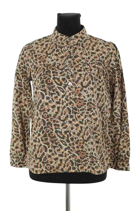 Blouse APC Marron en Coton, taille S - Seconde Main