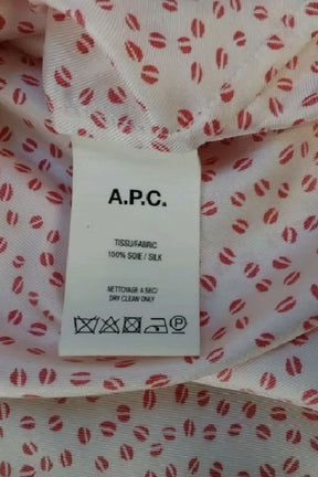 Blouse APC Rose en Soie