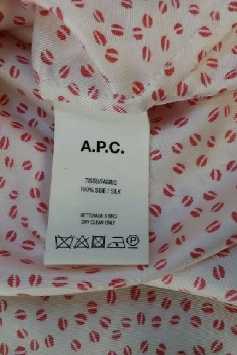 Blouse APC Rose en Soie