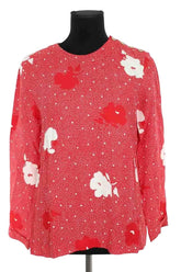 Blouse APC Rouge en Viscose, taille S - Seconde Main