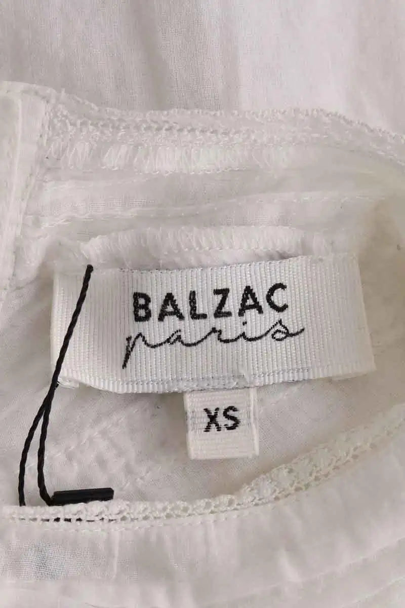 Blouse Balzac Blanc en Coton