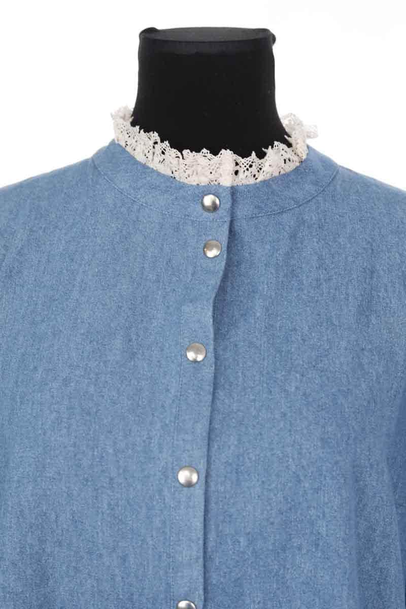 Blouse Balzac Bleu en Coton