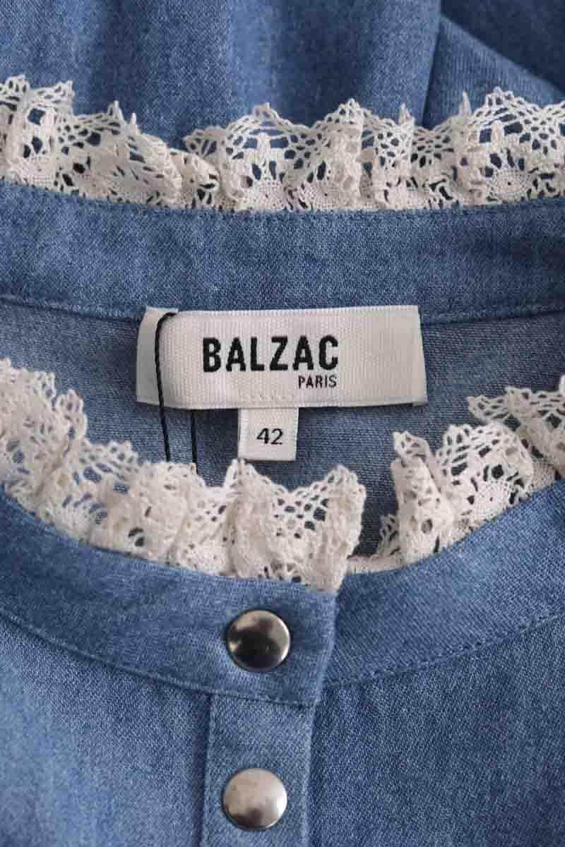 Blouse Balzac Bleu en Coton