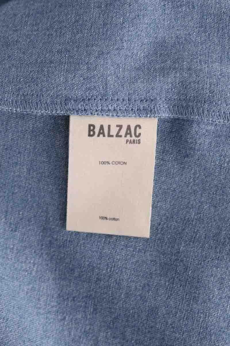 Blouse Balzac Bleu en Coton