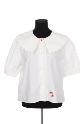 Blouse Balzac Félicie Blanc en Coton, taille XXL - Seconde Main