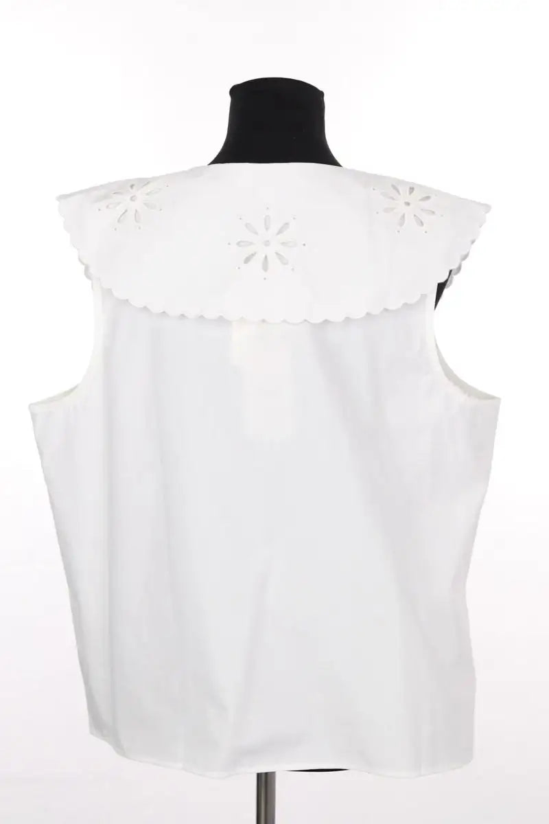Blouse Balzac Moana Blanc en Coton