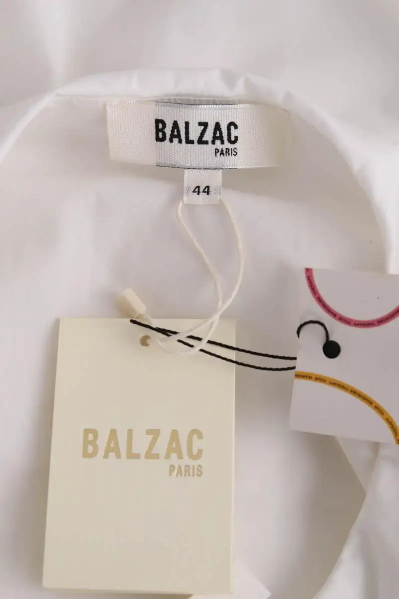 Blouse Balzac Moana Blanc en Coton
