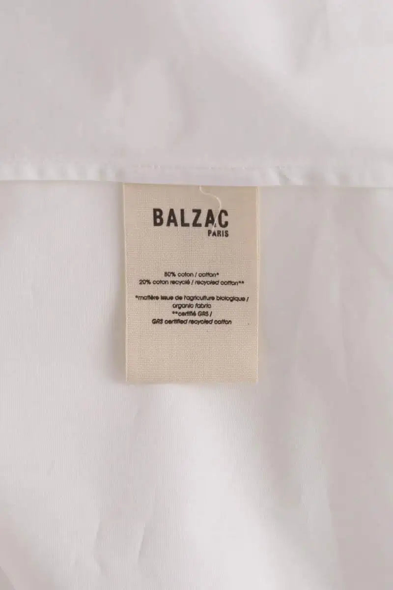 Blouse Balzac Moana Blanc en Coton