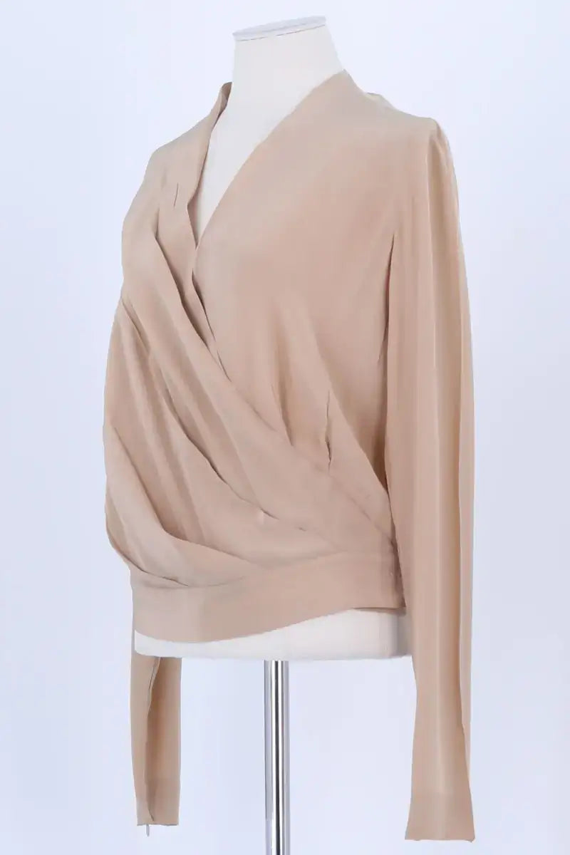 Blouse Barbara Bui Beige en Soie