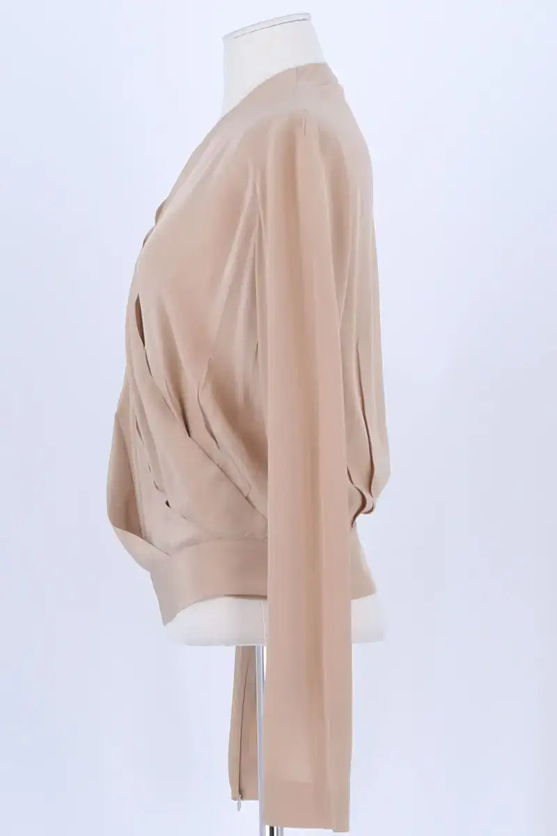 Blouse Barbara Bui Beige en Soie