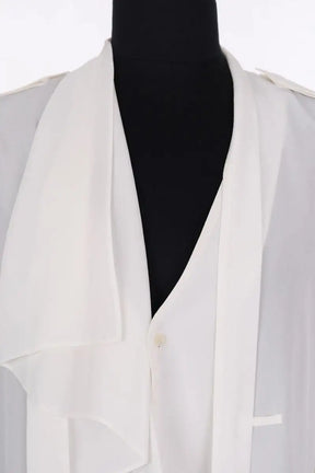 Blouse Barbara Bui Blanc en Soie