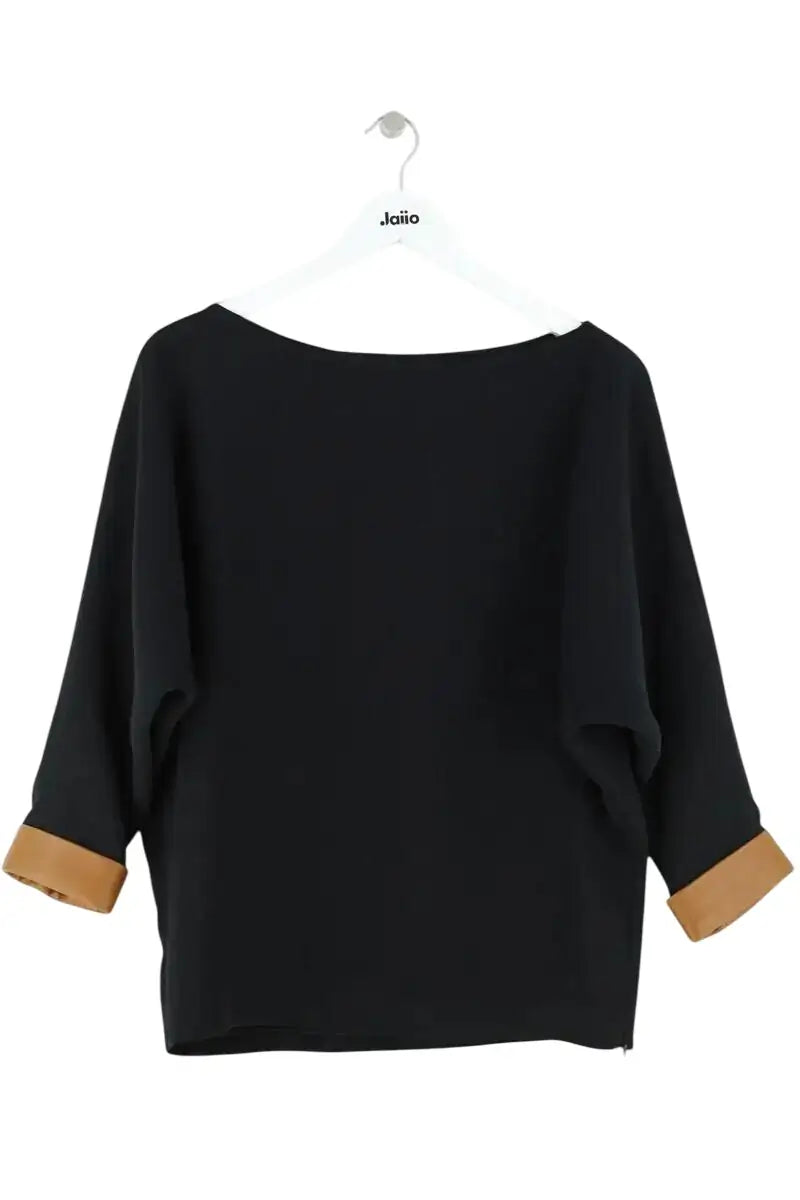 Blouse Barbara Bui Noir en Synthétique, taille M - Seconde Main