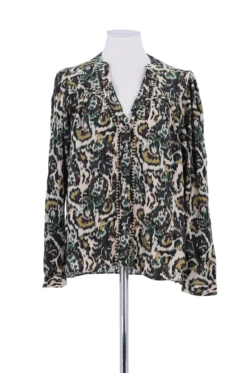Blouse Ba&Sh Beige en Viscose, taille S - Seconde Main