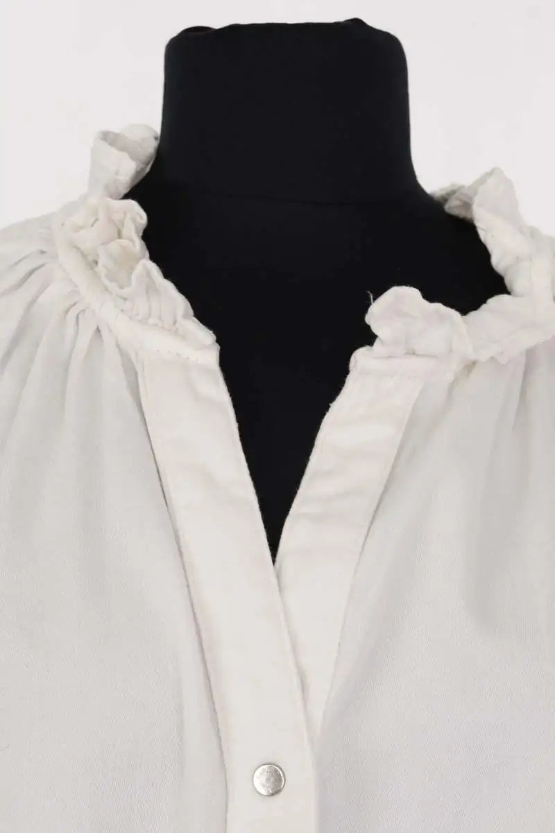 Blouse Ba&Sh Blanc en Coton